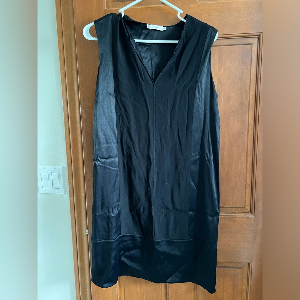 Vince silk column dress